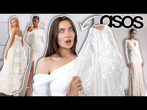 TRYING ON WEDDING DRESSES FROM ASOS! I SPENT £600...