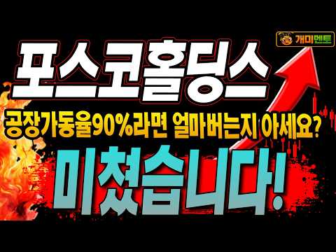 [포스코홀딩스 주가전망] 만약 <strong>아르헨티나</strong> 공장 가동율이 90%라면 얼마 버는지 아세요?
