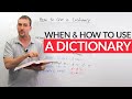 Understanding Dictionary Usage and Vocabulary