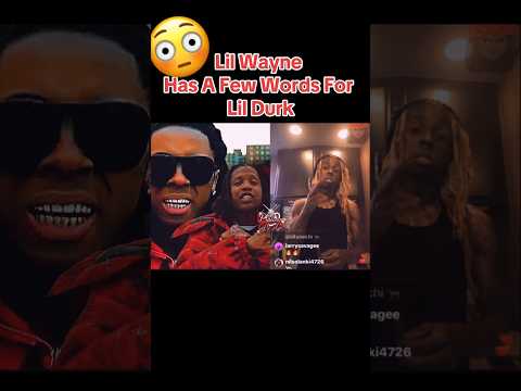 Lil Wayne has a few words for Lil Durk after releasing his New Single (Smurk Carter) ?? #viral