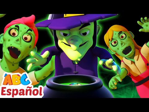 A Bebés Contentos | La bruja aterradora está preparando una poción | Canciones Infantiles