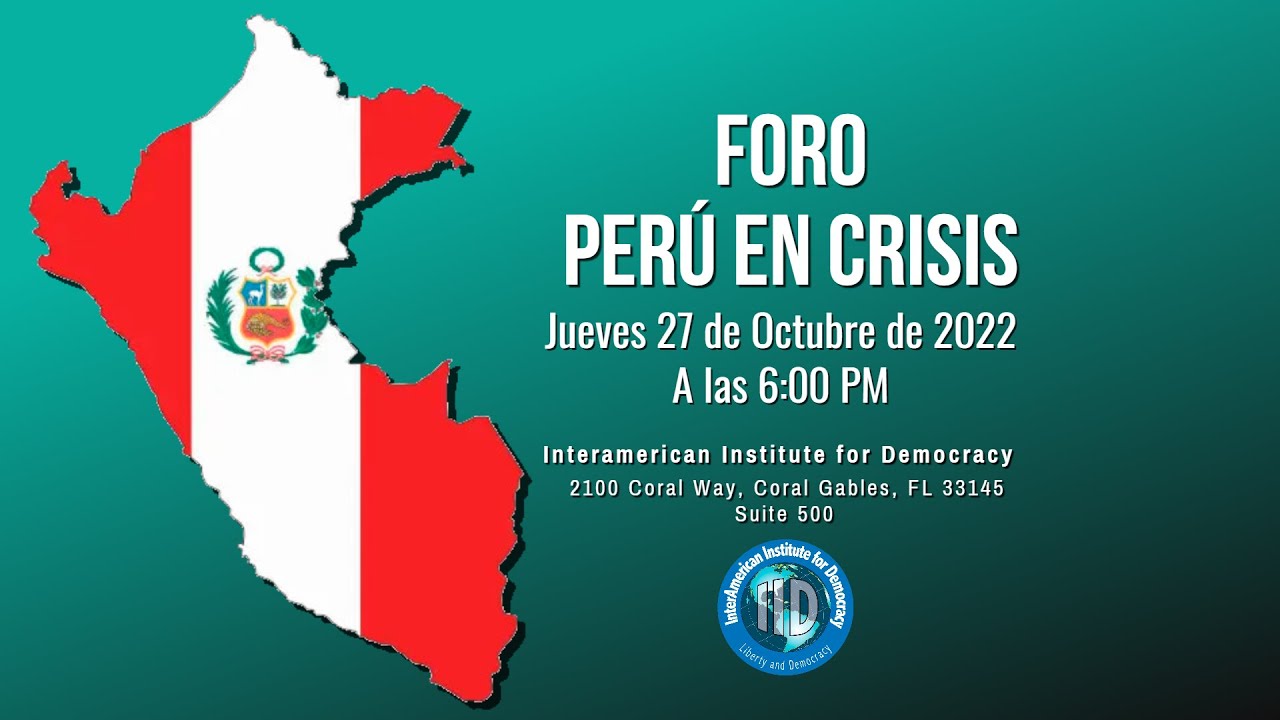 Foro “Perú en crisis”