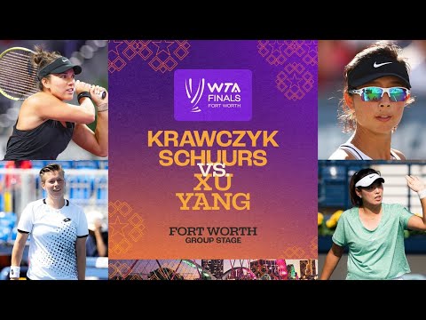 Krawczyk/Schuurs vs. Xu/Yang | 2022 WTA Finals Group Stage | Match Highlights