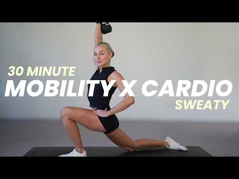 30 Minute Mobility x Cardio Workout with Weights | No Jumping | Low Impact | Follow Along