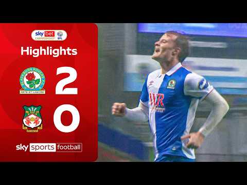 Guðjohnsen double sinks Wrexham 👏 | Blackburn 2-0 Wrexham | EFL Highlights