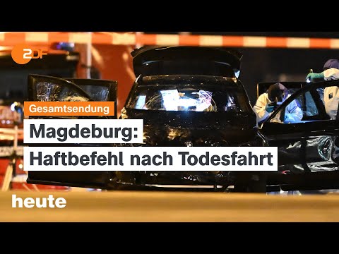 heute 19:00 Uhr vom 22.12.2024: Ermittlungen in Magdeburg, politische Debatte, Sorge um Alawiten