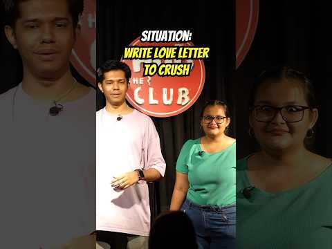 Dear Crush... Valentine's Day confession 😳 #comedy #shorts #valentinesday