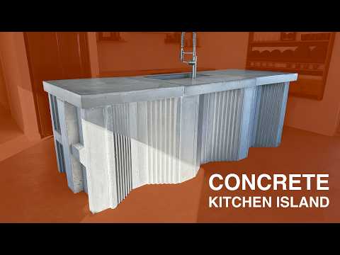 DIY Brutalism | How I made a concrete kitchen island