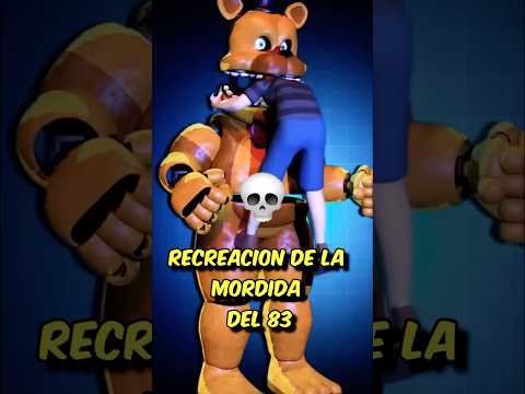 No te Acerques a Animatronicos, La mordida del 83…😨☠️ #shortvideo