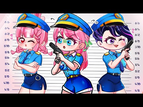 POLICE GIRL Power Up - POLICE ANNA Menyamar Tangkap Perampok | Gacha Life | Rainbow Z Indonesia