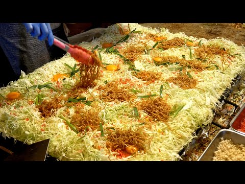 Street Food Tokyo Okonomiyaki Hiroshima style｜Japan Food Stall