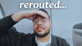 Everything went wrong on this trip... reroutes, deadheads & 10 hr rest 😩 - flight attendant diaries