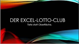 Excel-Lotto-Club: Struktur statt Hoffnung | #lotto #andreasganster