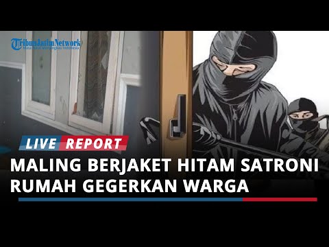 BREAKING NEWS-Maling Berjaket Hitam Satroni Rumah Warga Kembang Bondowoso, Naiki Scoppy Merah Hitam