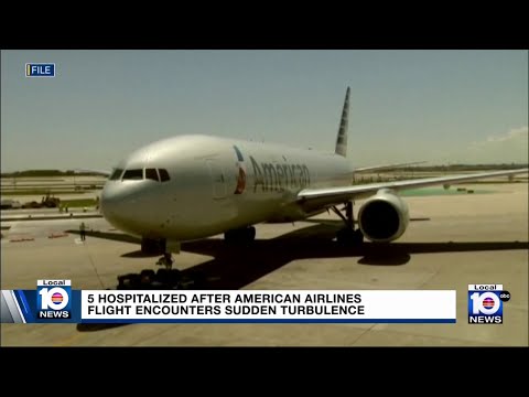 YouTube video thumbnail: Several Injured During Turbulence on Flight From Miami to North Carolina