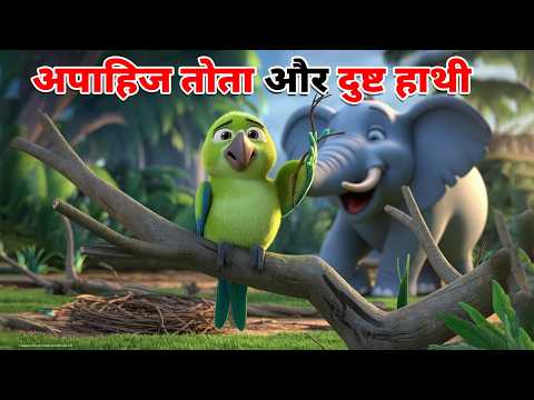 अपाहिज तोता और दुष्ट हाथी l APAHIJ TOTA AUR DUSHT HATHI KI KAHANI | HINDI STORIES | HINDI KAHANIYA