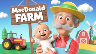 Old MacDonald’s Happy Farm | Fun Nursery Rhymes for Kids | Kids Aura Songs