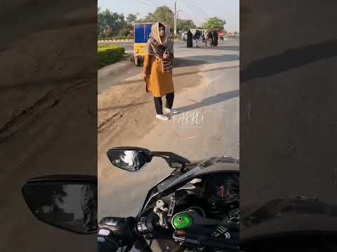 Girls in this video have no objection. Scared 😱 from #kawasaki #ninja #h2 #exhaust #sound #viral