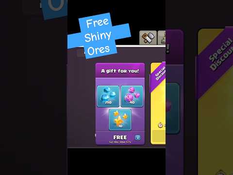Free COC Shiny ORES #clashofclans #fun #coc #supercell #trending