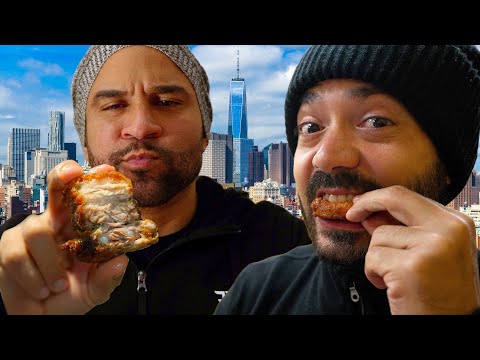 Probando los mejores chicharrones de Nueva York | COMIDA DOMINICANA