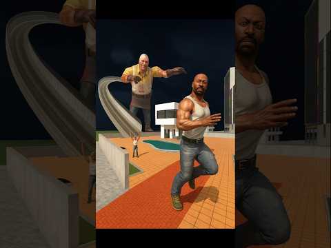 Franklin Vs Giant Mr Meat in Indian Bikes Driving 3D #shorts #shortfeed #gta #gaming #magic#games #k