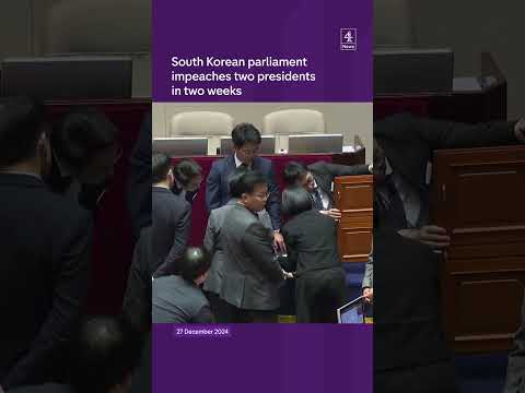 South Korean parliament impeaches two presidents in two weeks