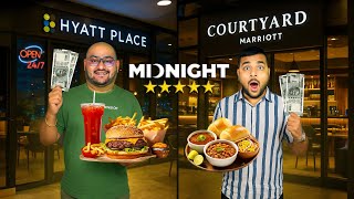 Midnight 5 Star Hotel's Cafe Food Experience | Hyatt Vs Marriott | Viwa Food World