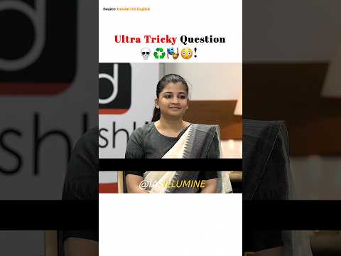 Wait for End! 💀🎭 Ruchi Bindal | Upsc Interview