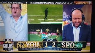 YOUNG BOYS 1 X 3 SPORTING CP - TODOS OS GOLOS E REAÇÕES | CMTV