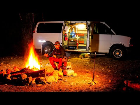 Camping In cold Temperatures with Camper Van