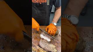 Smoked Turkey Getting Cut