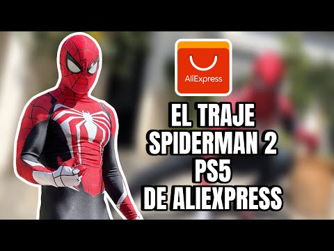 ESTE TRAJE DE SPIDERMAN 2PS5 DE ALIEXPRESS 2024