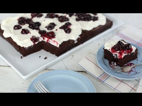 Dark Chocolate Cherry Cake - Everyday Food with Sarah Carey