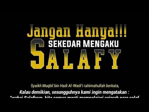 Perkara seperti ini perlu kita merujuk kepada pemahaman salaf bukan faham pribadi.