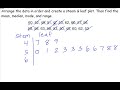 Data Representation and Analysis Concepts