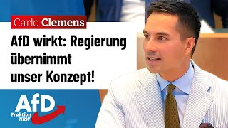 AfD wirkt: Regierung übernimmt unser Konzept! – Carlo Clemens (AfD)