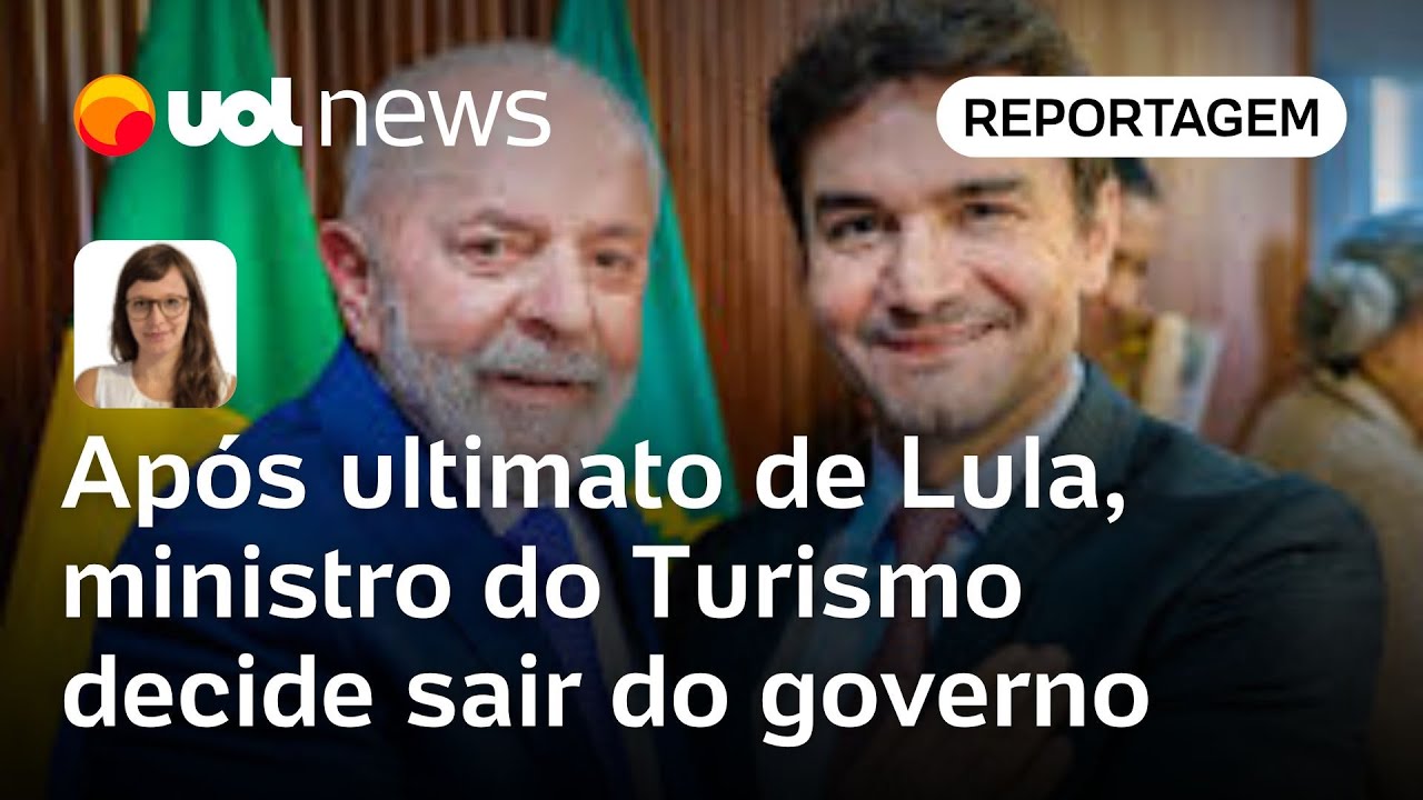 Ministro do Turismo, filiado ao União Brasil, decide sair do governo após ultimato de Lula