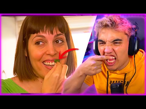 ELLA LAVA SUS DIENTES CON UN HOJA DE MENTA 🌿 TACAÑOS EXTREMOS