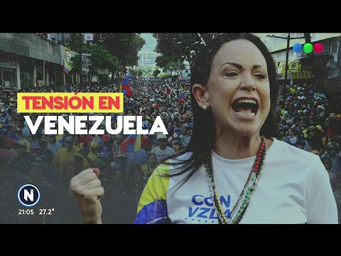 PROTESTAS y TENSIÓN en Venezuela: ¿QUÉ PASÓ con María Corina Machado? - Telefe Noticias