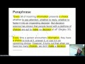 Understanding Paraphrasing and Summarizing
