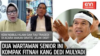 AKHIRNYA DUA WARTAWAN INI DISEMPROT OLEH KANG DEDI MULYADI @OffTheRecordFNN