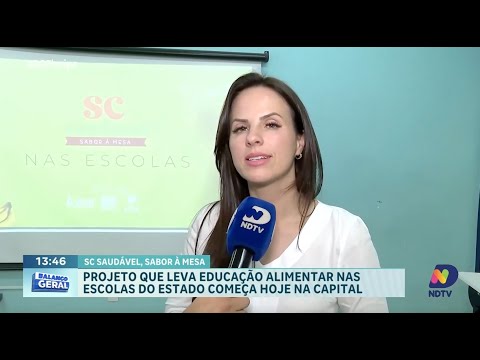 Projeto SC Saudável leva educação alimentar a estudantes de Santa Catarina