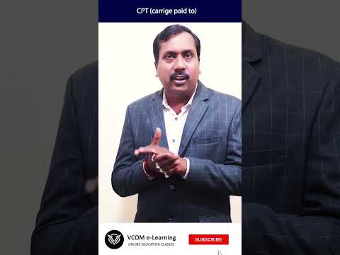 What is CPT (carrige paid to)? #shortvideo  – #bishalsingh -Video@65