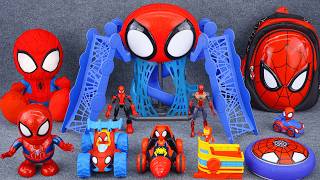 Marvel Spiderman Toys Unboxing Review |Marvel Spiderman Collection Toys |Spidey Web-Quarters Playset