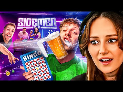 Freya Reacts to SIDEMEN YOUTUBER DRUNK BINGO