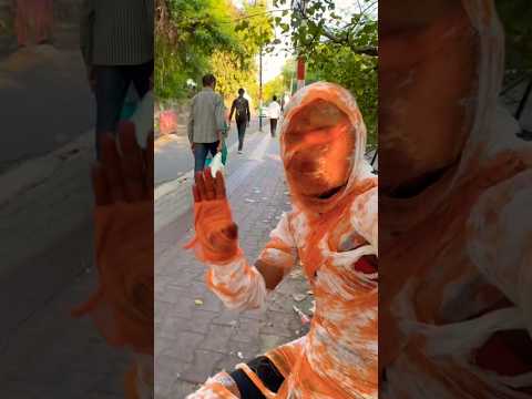 Crazy mummy suit reaction in public 😍 !! #comedy #viral #comedy #funnymoment