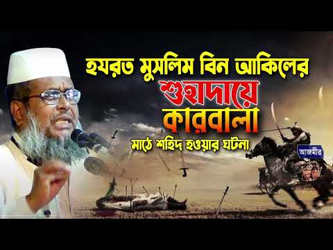 হযরত মুসলিম বিন আকিলের শুহদায়ে কারবালার ওয়াজ । তোফাজ্জল হোসেন ভৈরবী । tofazzal hossain bhairovi |
