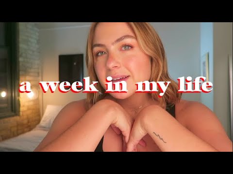 a work week in my life – thrifting, a 9-5, + going out