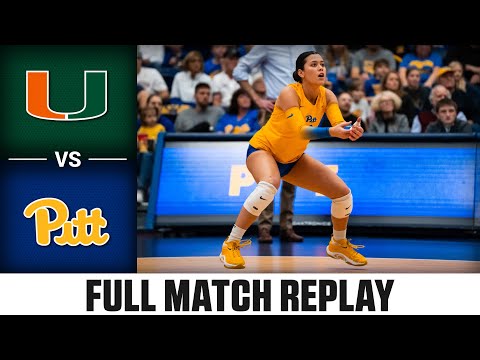 Miami vs. Pitt Full Match Replay | 2023 ACC Volleyball