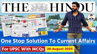 28 August 2025 | The Hindu Newspaper Analysis | 28th August Current Affairs Today | Indian Express